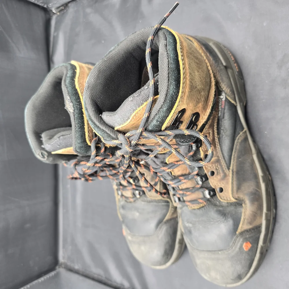 Wolverine Brown and Black‎ Boots with Deep Treads